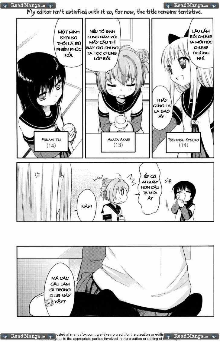 Yuru Yuri - Chapter 1 - Trang 3