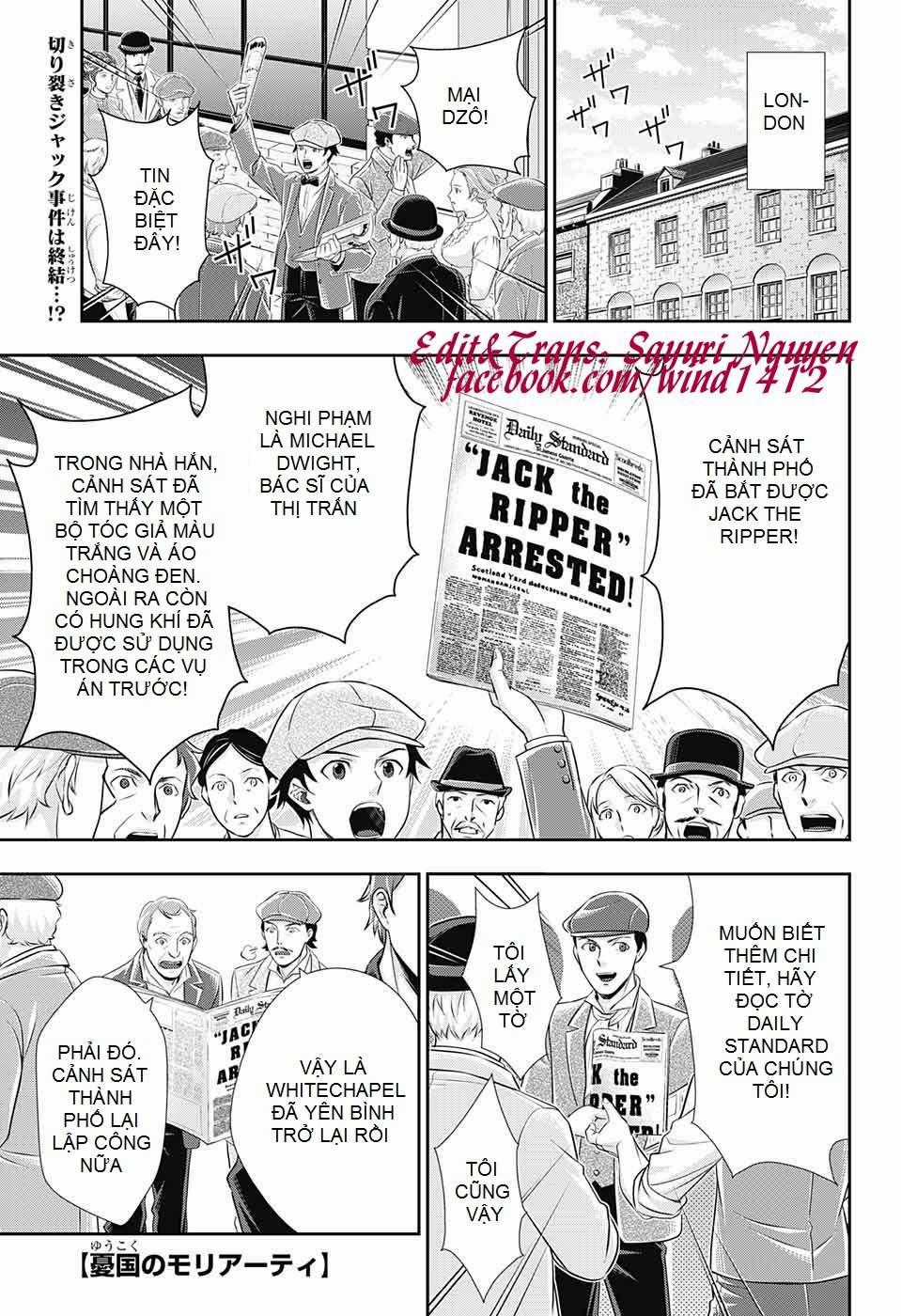 Yuukoku no Moriarty - Chapter 29 - Trang 1