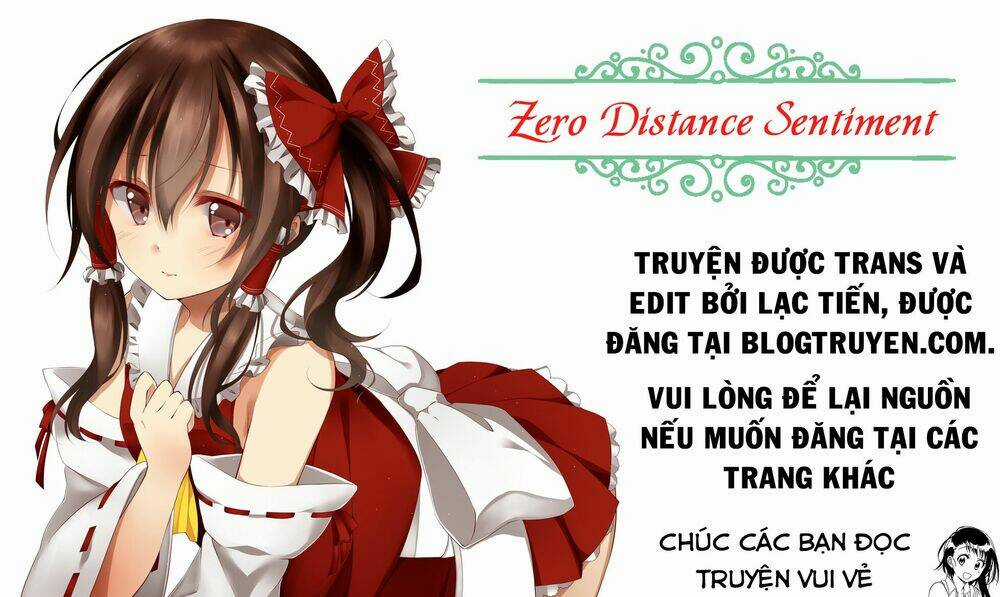 Zero Distance Sentiment - Chapter 1 - Trang 1