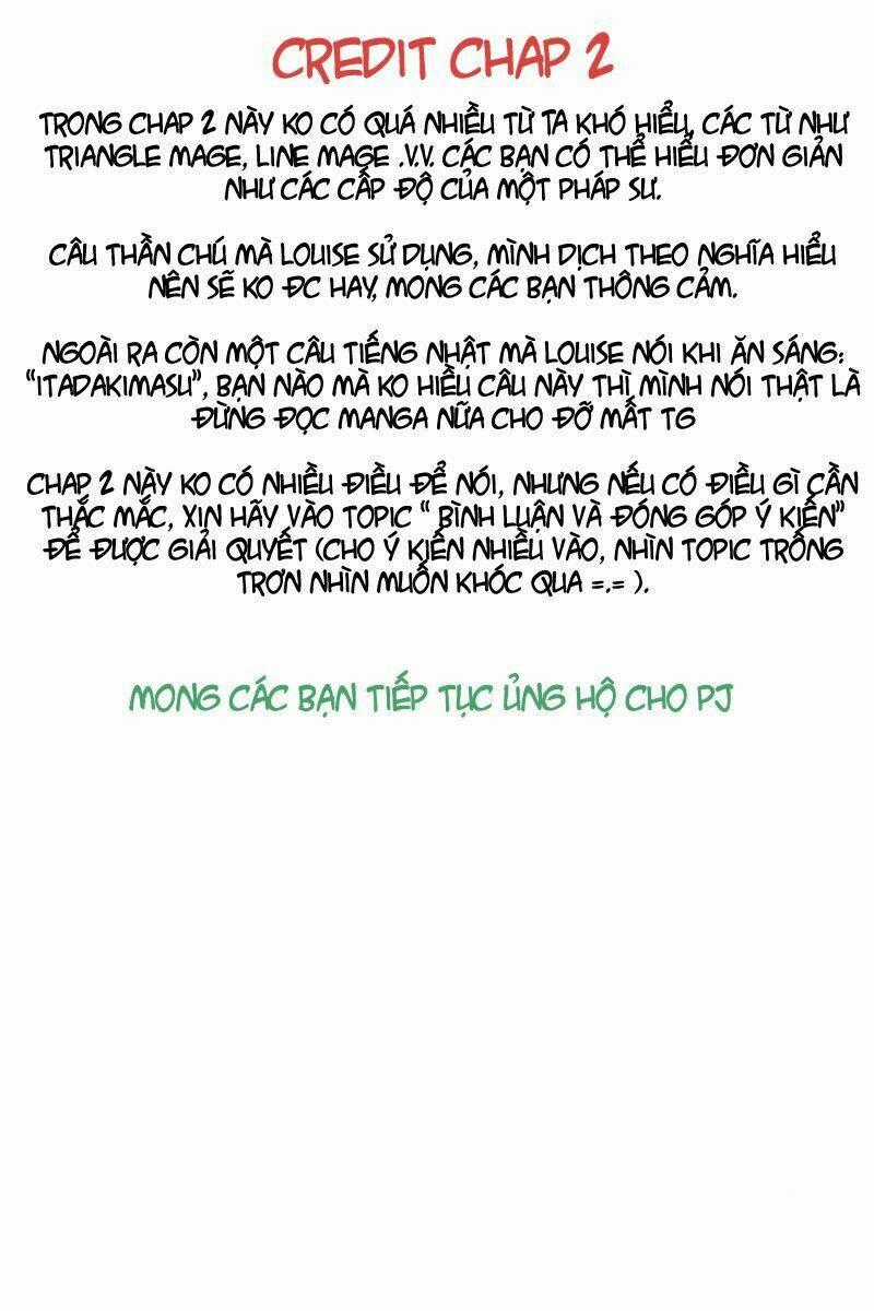 Zero No Tsukaima! - Chapter 2 - Trang 1